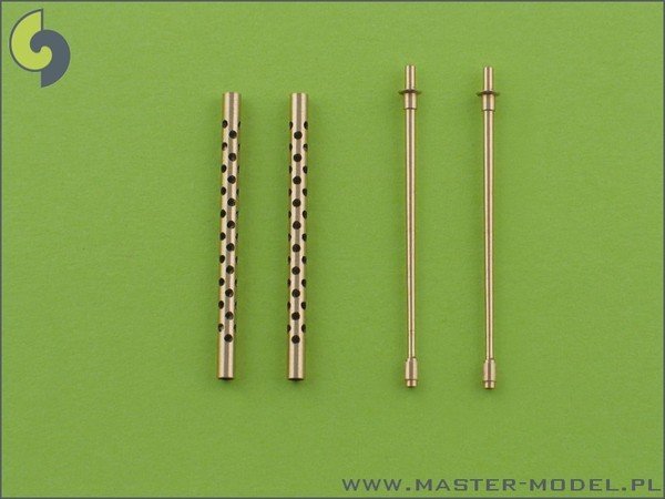 Master AM-32-001 Browning M2 aircraft .50 caliber (12.7mm) barrels (2pcs) (1:32)