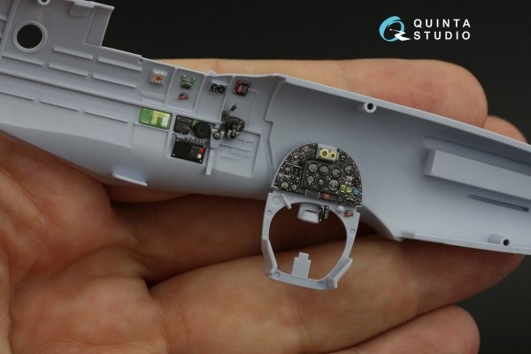 Quinta Studio QD48144 Spitfire PR.XIX 3D-Printed &amp; coloured Interior on decal paper (Airfix) 1/48
