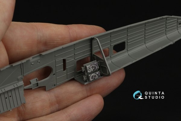 Quinta Studio QD48657 Hs 129B-2 3D-Printed &amp; coloured Interior on decal paper (Takom) 1/48