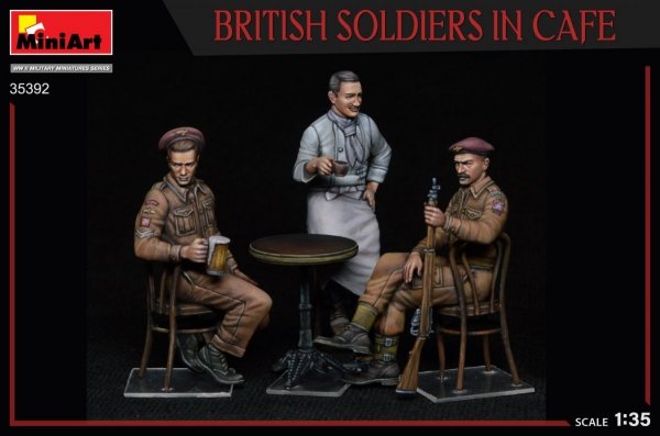 MiniArt 35392 BRITISH SOLDIERS IN CAFE 1/35