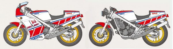 Tamiya 14037 Yamaha RZV 500R (1:12)