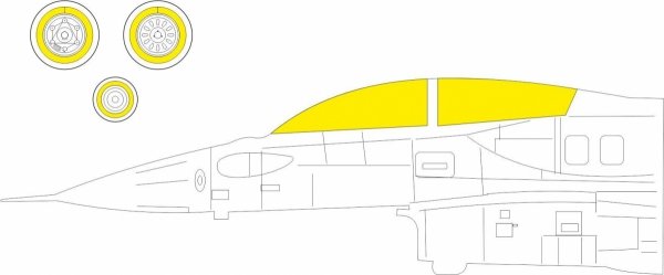 Eduard 644237 F-16D Block 30 LööKplus KINETIC MODEL 1/48