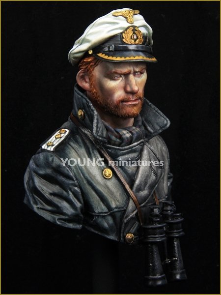 Young Miniatures YM1847 U-BOAT COMMANDER WWII 1/10