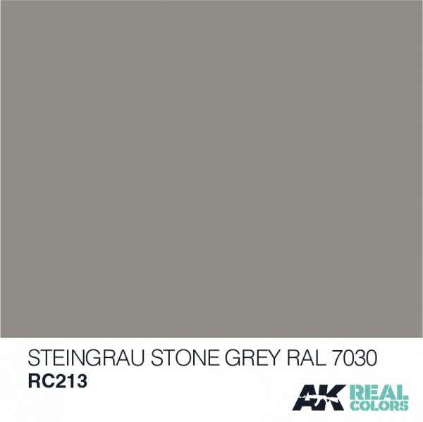 AK Interactive RC213 STEINGRAU-STONE GREY RAL 7030 10ML