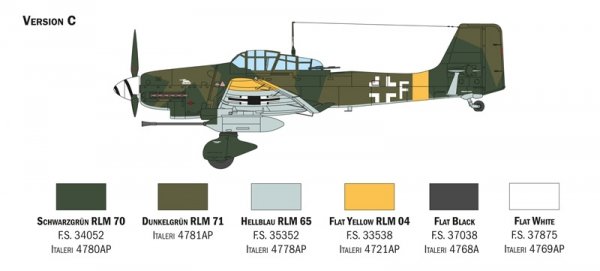 Italeri 2830 Ju 87 G-1 Stuka Kanonenvogel 1/48