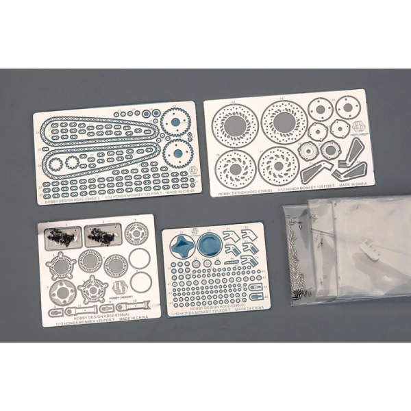 Hobby Design HD02-0396 Honda Monkey 125 Detail Set ( for Tamiya kit 14134 ) 1/12