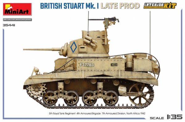 Mini Art 35441 British Stuart Mk. I Late Prod Interior Kit 1/35