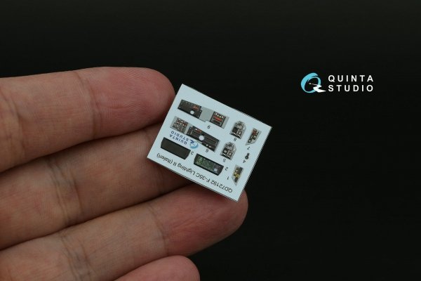 Quinta Studio QD72192 F-35C Lighting II 3D-Printed &amp; coloured Interior on decal paper (Italeri) 1/72