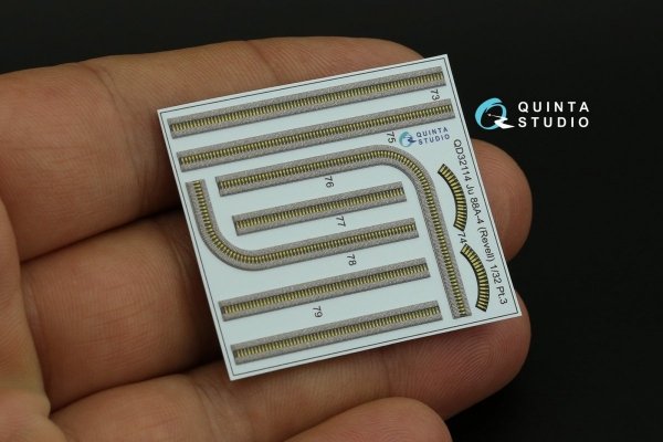 Quinta Studio QD32114 Ju 88A-4 3D-Printed &amp; coloured Interior on decal paper ( Revell ) 1/32