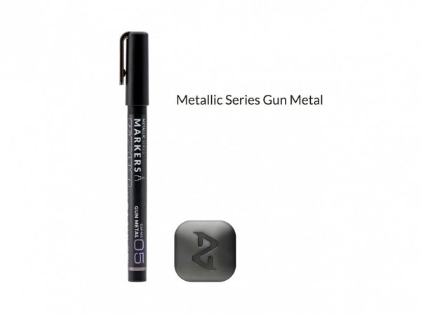 Gaahleri GM-MS05 Metallic Series Markers Gun Metal