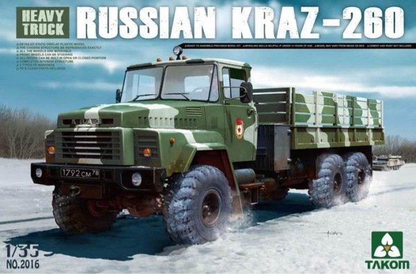 Takom 2016 Heavy Truck Russian KRAZ-260