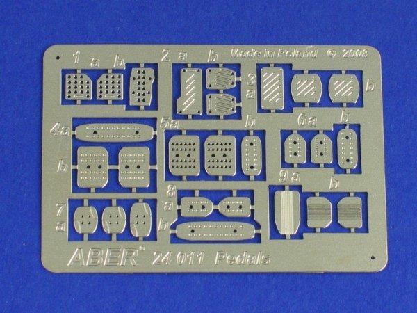 Aber 24011 Pedały do samochodów (1:24)