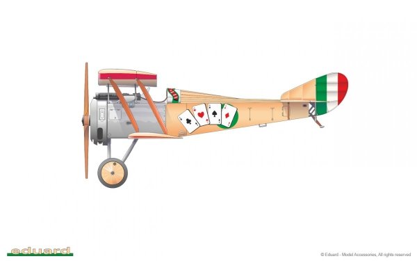 Eduard 11139 IL Magnifico Hanriot HD.I in Italian Service Limited Edition 1/48