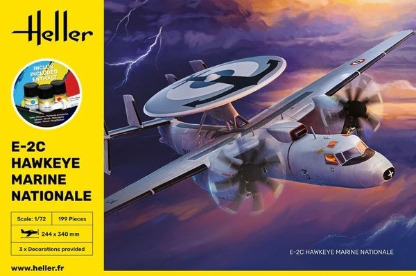 Heller 58302 Starter Kit - E-2C Hawkeye Marine Nationale 1/72