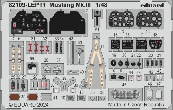 Eduard 82109 Mustang Mk.III - The ProfiPACK Edition 1/48