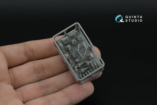 Quinta Studio QD+35162 KrAZ-6322 3D-Printed &amp; coloured Interior on decal paper (Takom) (with 3D-printed resin parts) 1/35