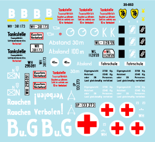Star Decals 35-853 LKW - Lastkraftwagen 1/35