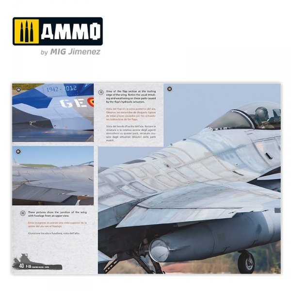 AMMO of Mig Jimenez 6029 F-16 Fighting Falcon / VIPER. Visual Modelers Guide Multilingüal (Eng, Spa, Ita)