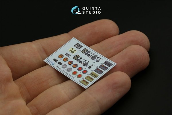 Quinta Studio QD35069 Steyr 1500A 3D-Printed &amp; coloured Interior on decal paper (Tamiya) 1/35