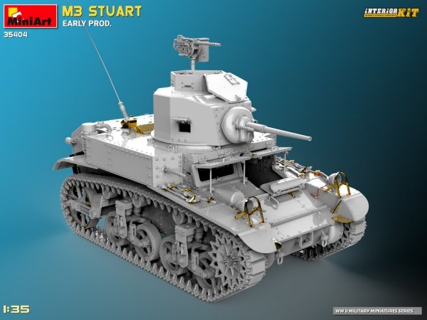 MiniArt 35404 M3 STUART EARLY PROD. INTERIOR KIT 1/35