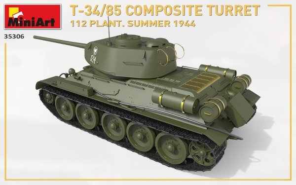 MiniArt 35306 T-34/85 COMPOSITE TURRET. 112 PLANT. SUMMER 1944 1/35