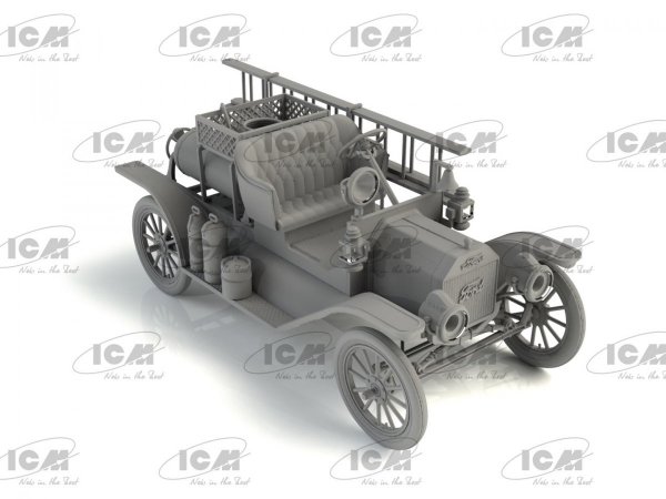 ICM 35606 Model T 1914 Fire Truck with Crew 1/35