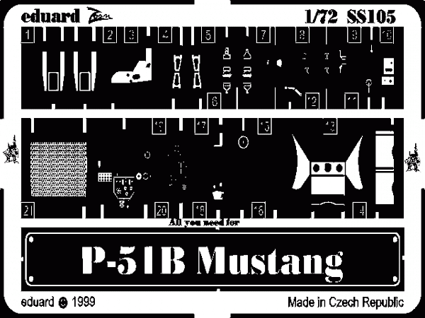 Eduard SS105 P-51B 1/72 REVELL