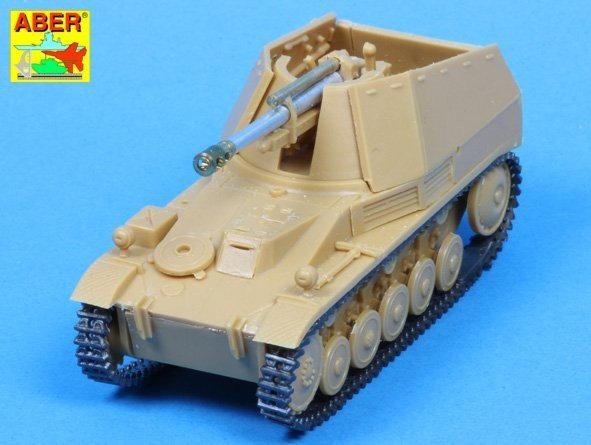 Aber 72L-55 Lufa 105mm do niemieckiej armaty LeFH 18 lub “Wespe” / German 105mm barrel for LeFH 18 “Wespe” 1/72