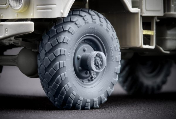 ScaleX WM 35005S GAZ-66 Sagged wheel set (for Trumpeter) 1/35