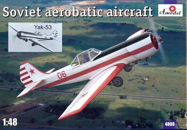 A-Model 04808 Yak-53 Soviet aerobatic aircraft 1:48