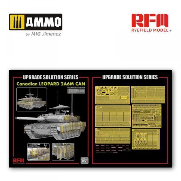 Rye Field Model 2021 Upgrade set for 5076 Canadian Leopard 2A6M CAN 1/35