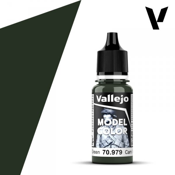 Vallejo 70979 Camouflage Dark Green 18 ml