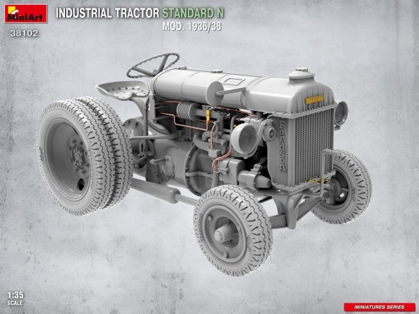 MiniArt 38102 INDUSTRIAL TRACTOR STANDARD N MOD. 1936/38 1/35