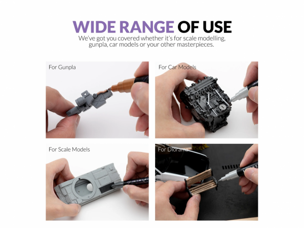 Gaahleri GM-MS05 Metallic Series Markers Gun Metal