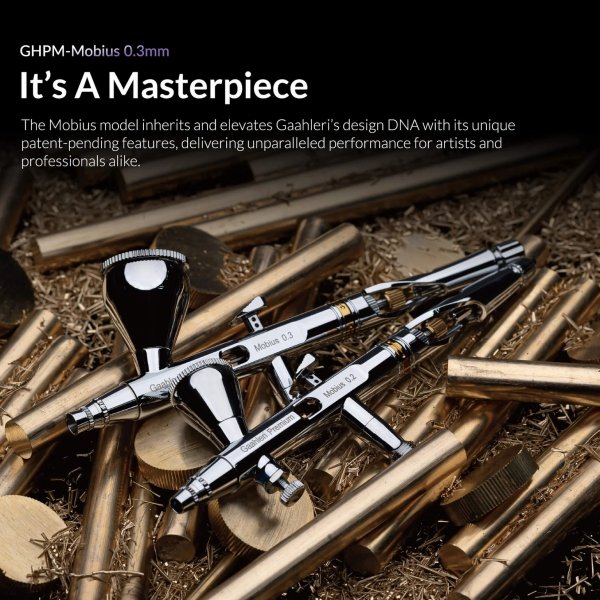 Gaahleri 40867 Premium Series GHPM-Mobius 0,3 mm Airbrush