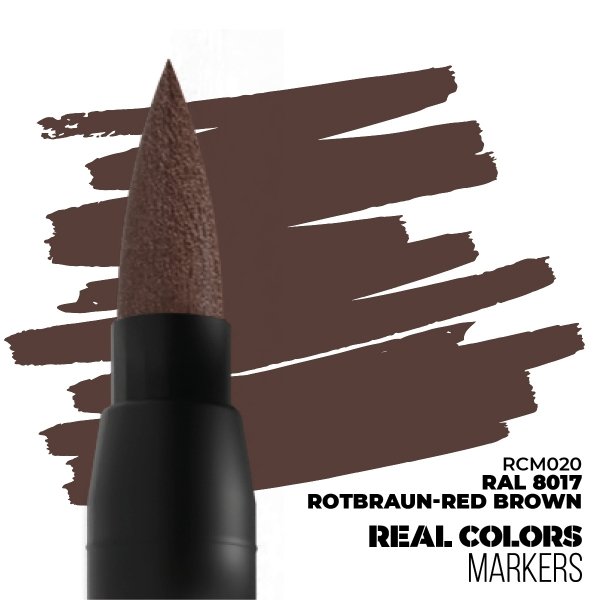 AK Interactive RCM020 RAL 8017 ROTBRAUN-RED BROWN – RC MARKER