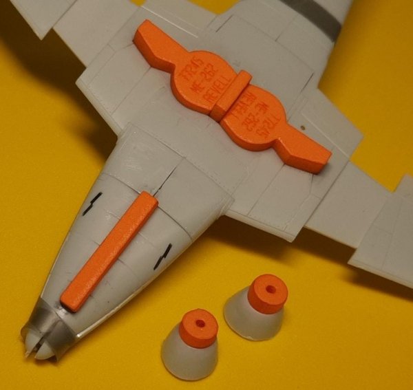 Omask 77245 Me-262 wheel bay plugs (for Revell) 1/72