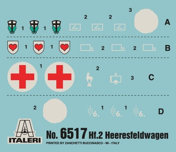 Italeri 6517 Hf.2 Schwerer Heeresfeldwagen (1:35)