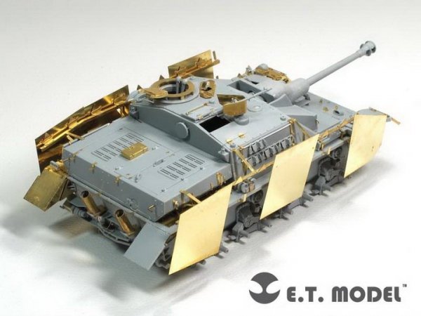 E.T. Model EA35-079 WWII German Schurzen for Stug.IV For DRAGON Smart Kit 1/35