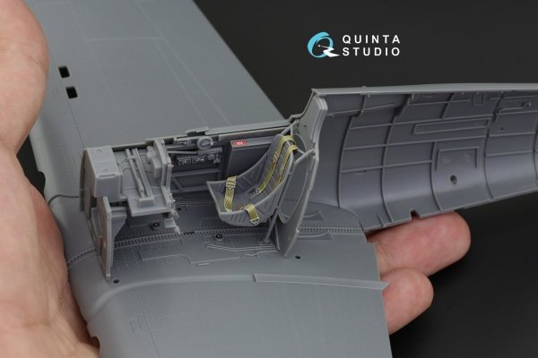 Quinta Studio QD32132 P-40B 3D-Printed &amp; coloured Interior on decal paper (GWH) 1/32
