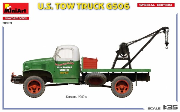 MiniArt 38113 U.S. Tow Truck G506. Special Edition 1/35