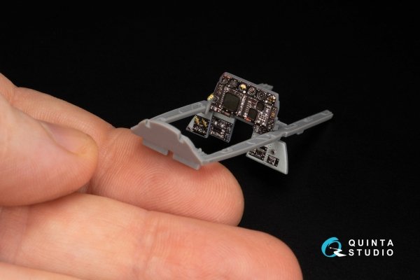 Quinta Studio QD+48449 F-4G late 3D-Printed &amp; coloured Interior on decal paper (Zoukei Mura SWS) (with 3D-printed resin parts) 1/48
