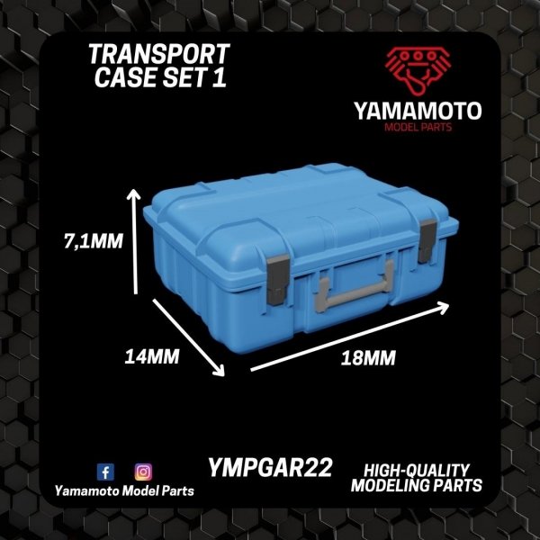 Yamamoto YMPGAR22 Transport Case Set 1 - Type A 1/24