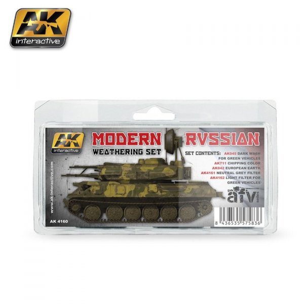 AK Interactive AK4160 Modern Russian Weathering Set