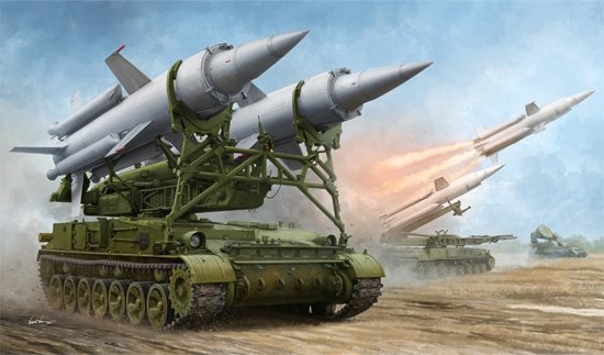 Trumpeter 09523 Soviet 2K11A TEL w/9M8M Missile Krug-a SA-4 Ganef 1/35