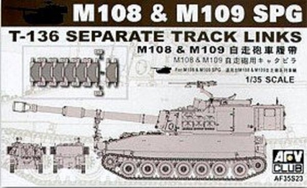 AFV Club 35S23 M108 &amp; M109 SPG Track (1:35)