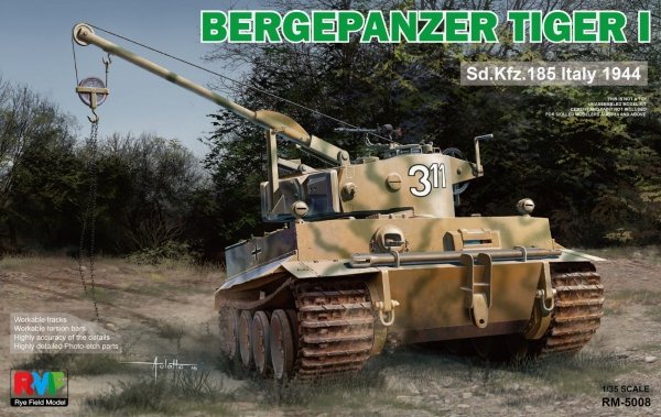 Rye Field Model 5008 Bergerpanzer Tiger I 1/35