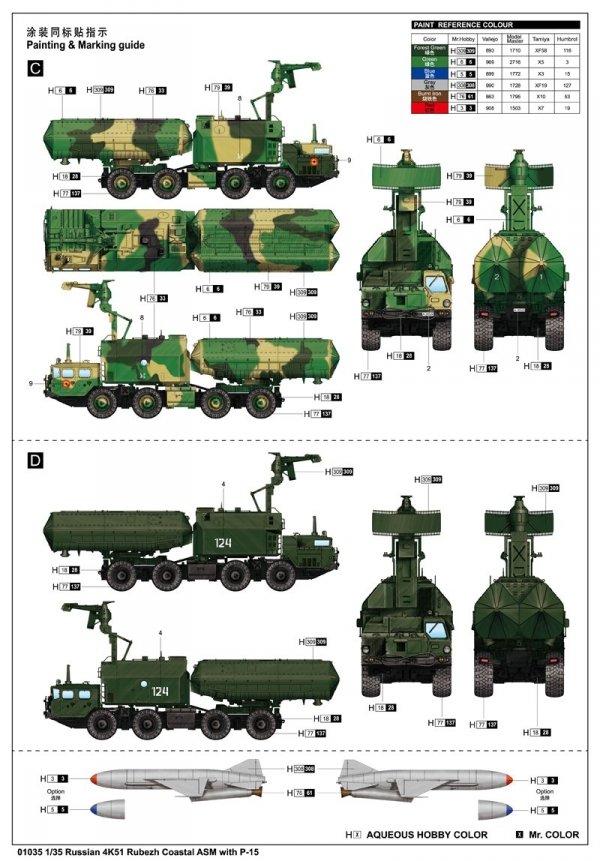 Trumpeter 01035 4K51 Rubezh Coastal 1/35