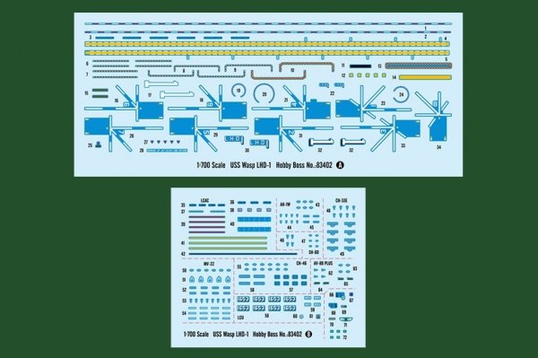 Hobby Boss 83402 USS Wasp LHD-1 1/700