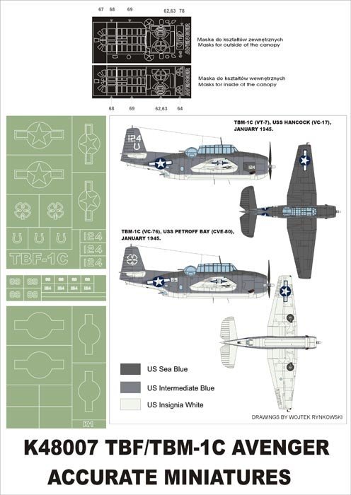 Montex K48007 TBM-1C Avenger  1/48